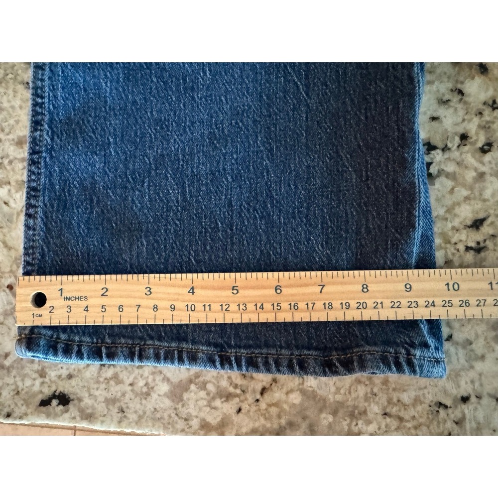 Y2K H&M Wide Leg Comfort Stretch High Waist Dark Wash  Denim Jeans NWT 26x30 - Picture 10 of 10